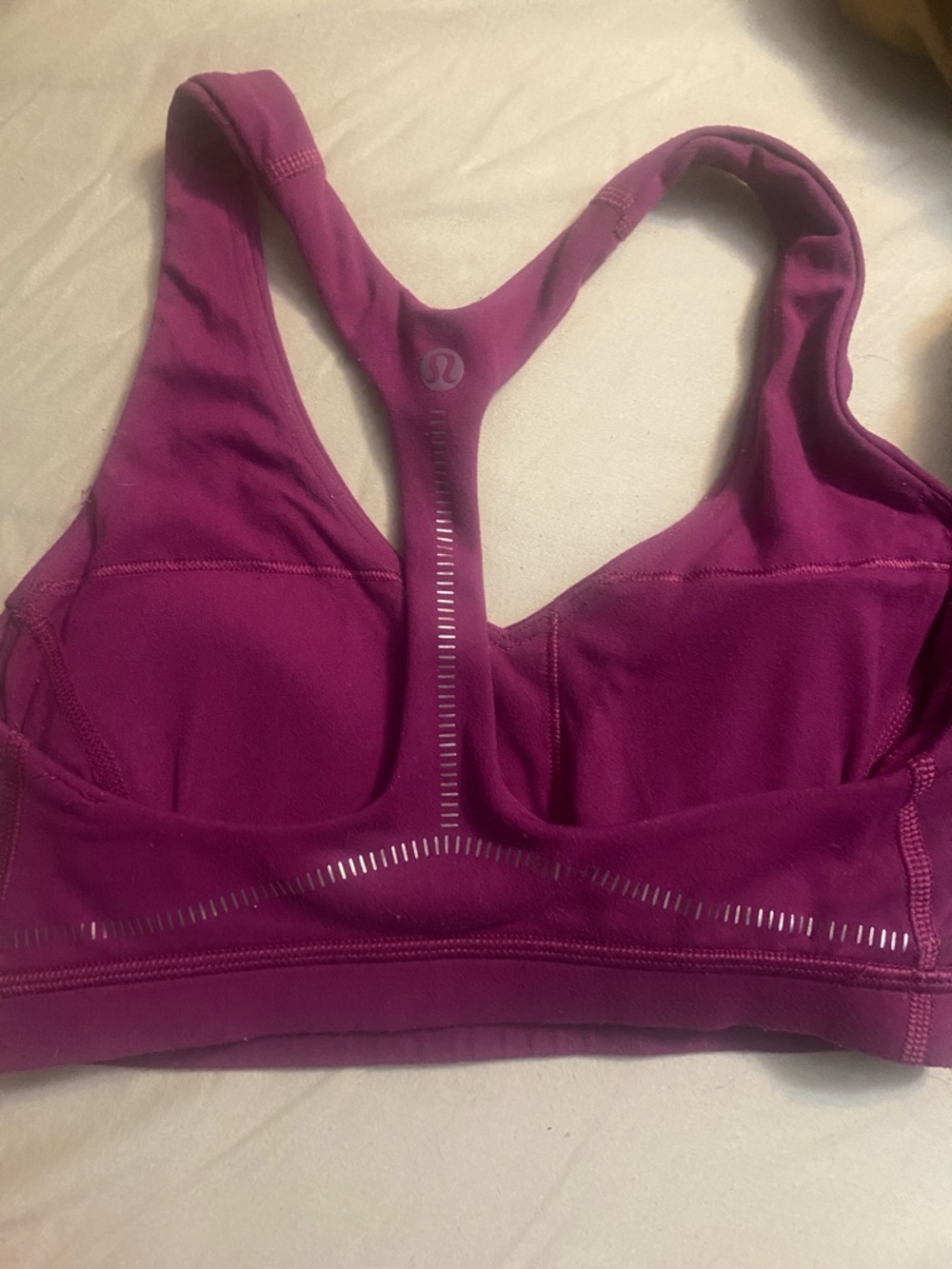 lululemon athletica Plum Racerback Sports Bra